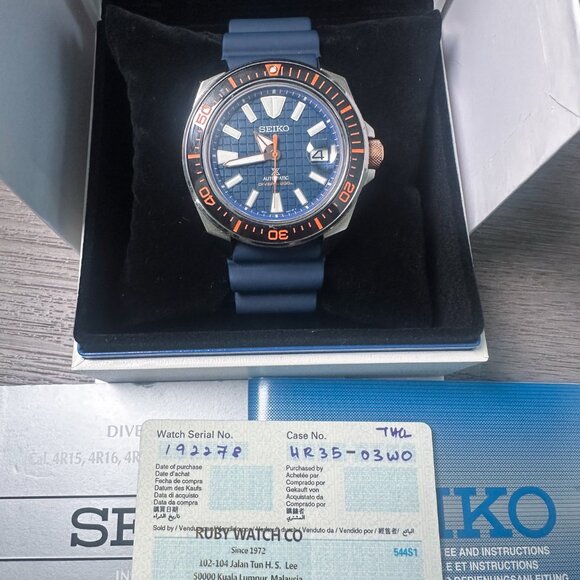 Seiko Prospex King Samurai Diver's 200m Automatic Sports Watch SRPH43K1 - Picture 2 of 15